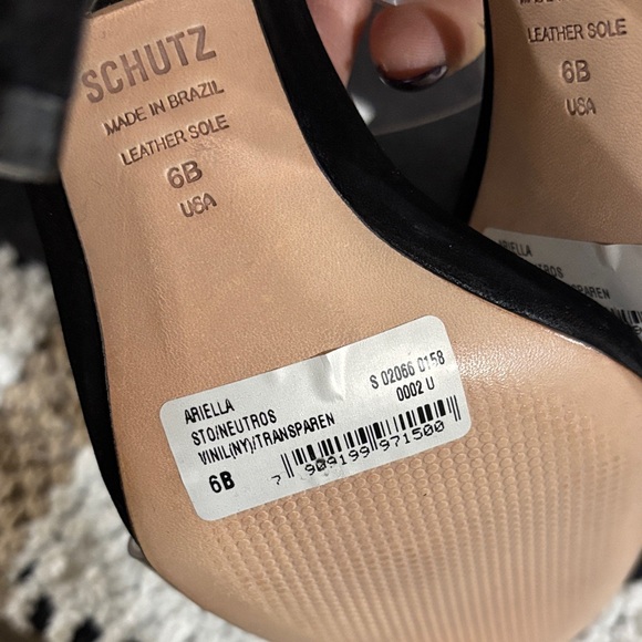 Brand NEW! SCHUTZ Black Ariella Heels SZ 6 - Picture 7 of 10